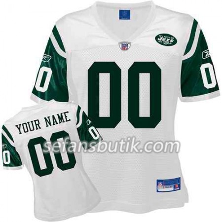 New York Jets Tröjor Custom Vit - Dame